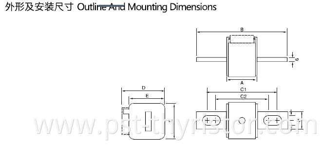 Square semiconductor protection fuse 170M (1)